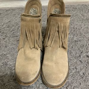 DINGO womens tan country boots